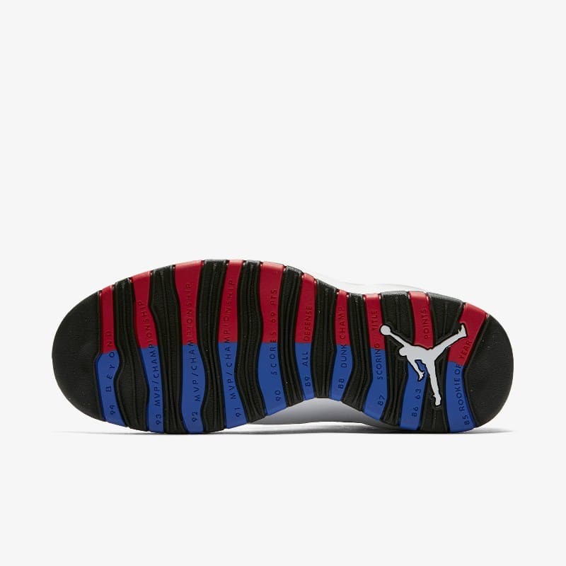 Jordan 10 hot sale blue red